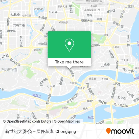 新世纪大厦-负三层停车库 map