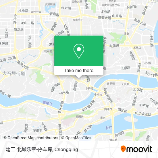 建工·北城乐章-停车库 map
