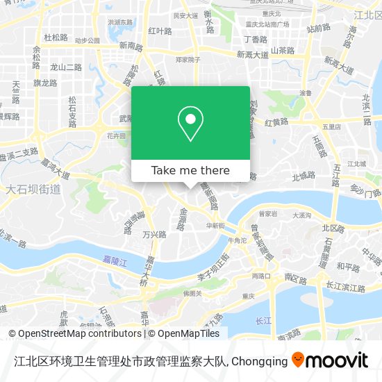 江北区环境卫生管理处市政管理监察大队 map