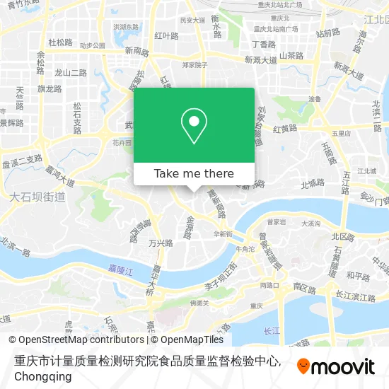 重庆市计量质量检测研究院食品质量监督检验中心 map