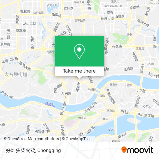 好灶头柴火鸡 map