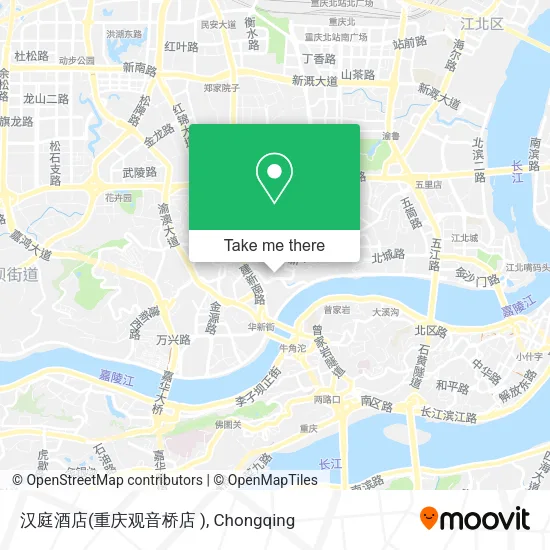 汉庭酒店(重庆观音桥店 ) map
