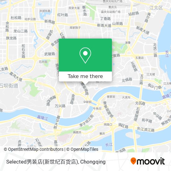 Selected男装店(新世纪百货店) map