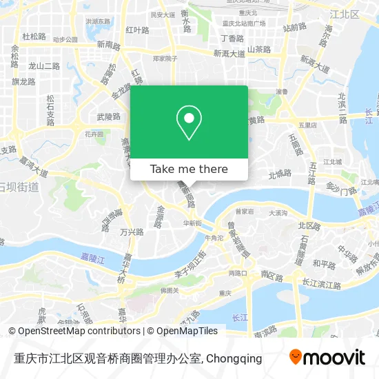 重庆市江北区观音桥商圈管理办公室 map