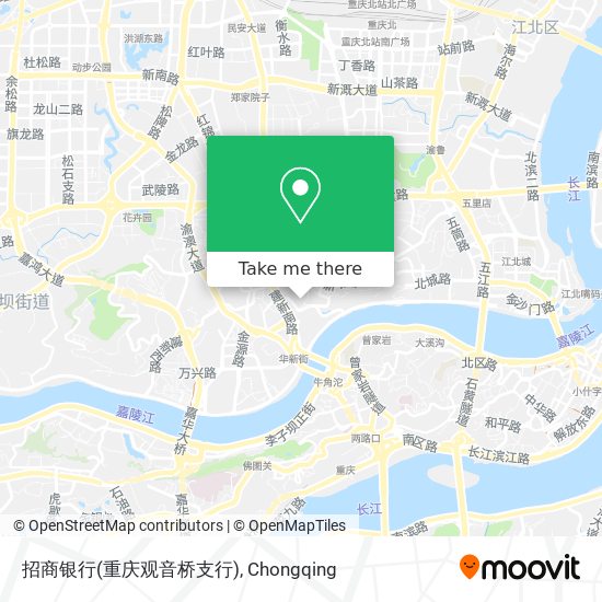 招商银行(重庆观音桥支行) map