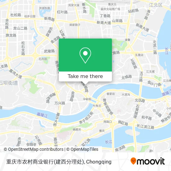 重庆市农村商业银行(建西分理处) map