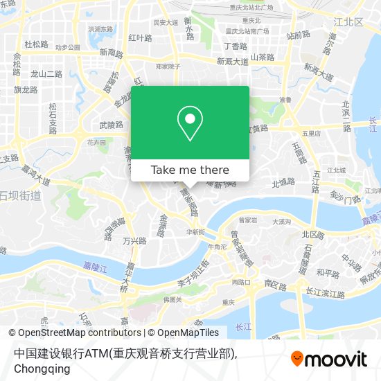 中国建设银行ATM(重庆观音桥支行营业部) map