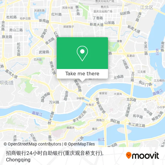 招商银行24小时自助银行(重庆观音桥支行) map