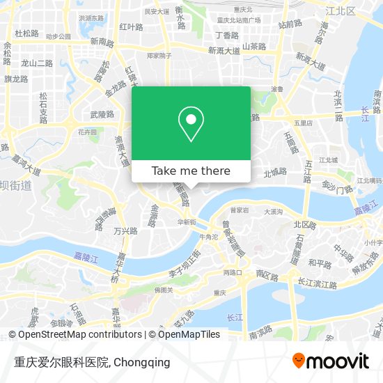 重庆爱尔眼科医院 map