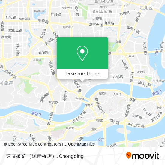 速度披萨（观音桥店） map