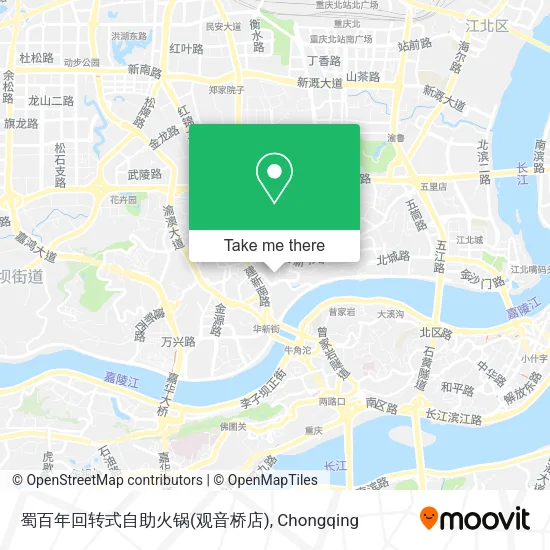 蜀百年回转式自助火锅(观音桥店) map