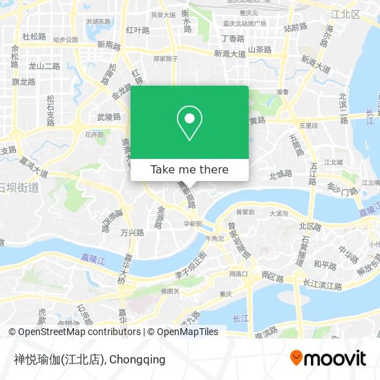 禅悦瑜伽(江北店) map
