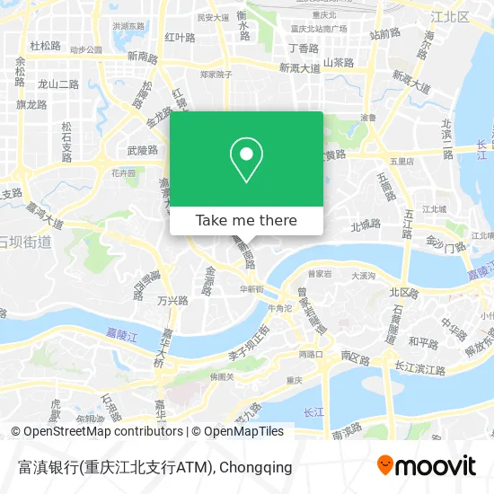 富滇银行(重庆江北支行ATM) map