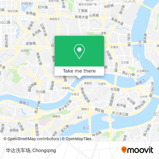 华达洗车场 map