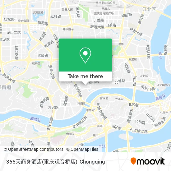 365天商务酒店(重庆观音桥店) map