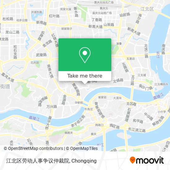 江北区劳动人事争议仲裁院 map