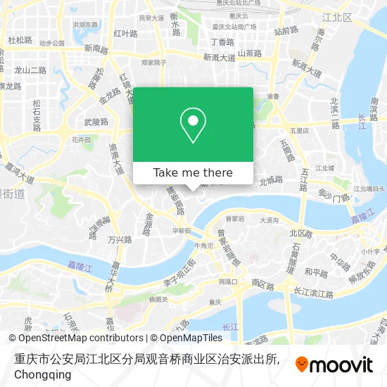 重庆市公安局江北区分局观音桥商业区治安派出所 map