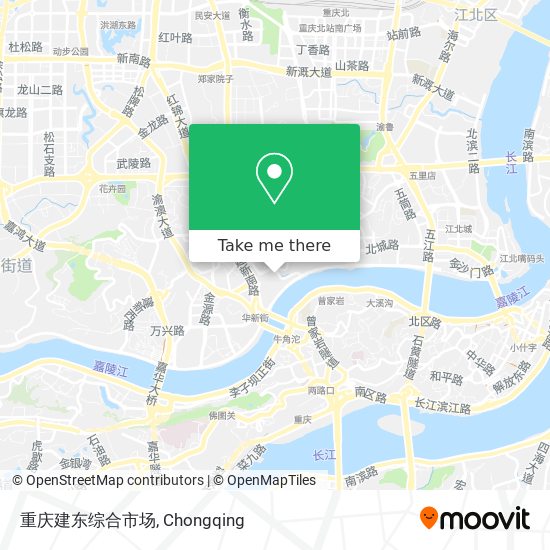 重庆建东综合市场 map