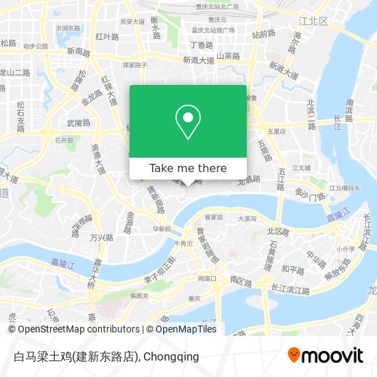 白马梁土鸡(建新东路店) map
