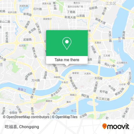 吃福喜 map