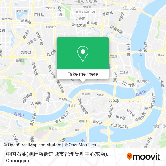 中国石油(观音桥街道城市管理受理中心东南) map