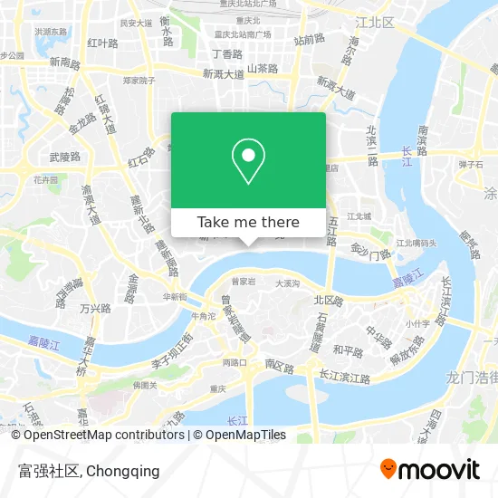 富强社区 map