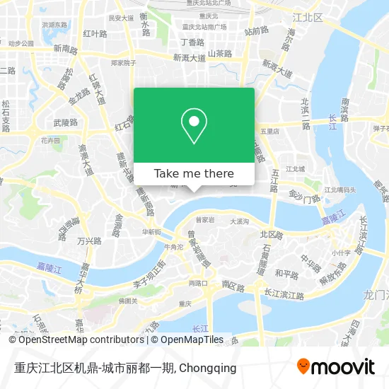 重庆江北区机鼎-城市丽都一期 map