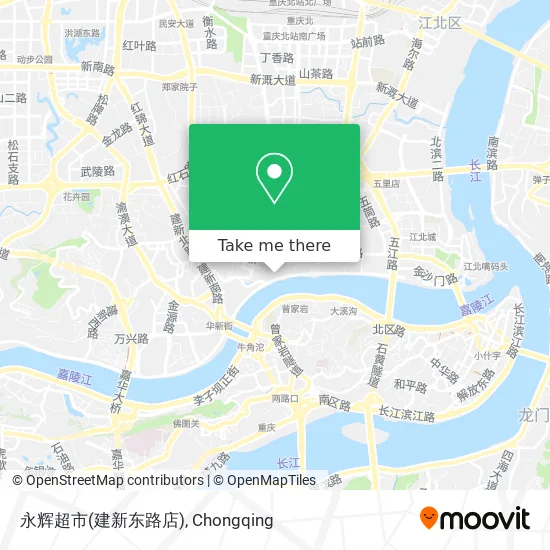 永辉超市(建新东路店) map