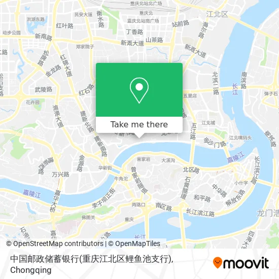 中国邮政储蓄银行(重庆江北区鲤鱼池支行) map