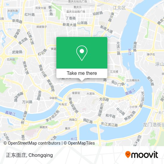 正东面庄 map