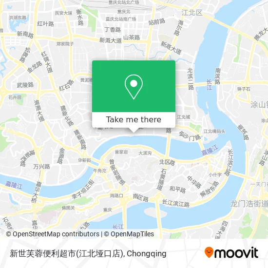 新世芙蓉便利超市(江北垭口店) map