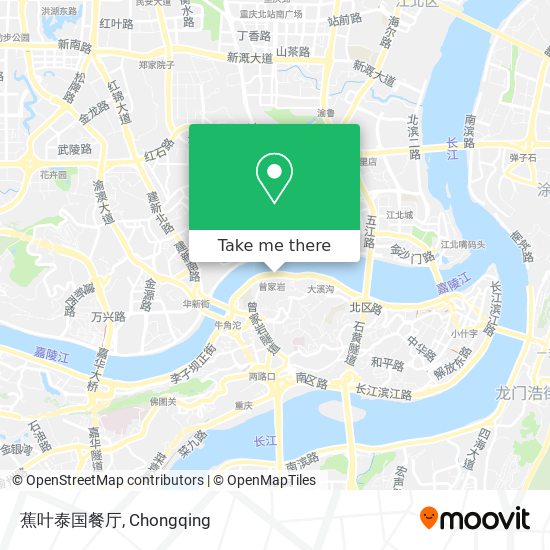 蕉叶泰国餐厅 map