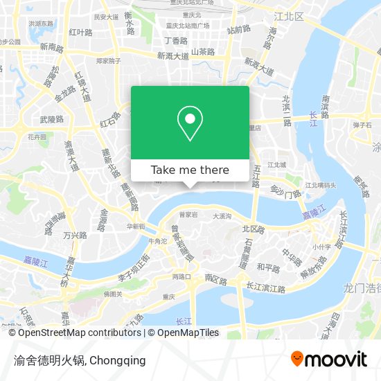 渝舍德明火锅 map