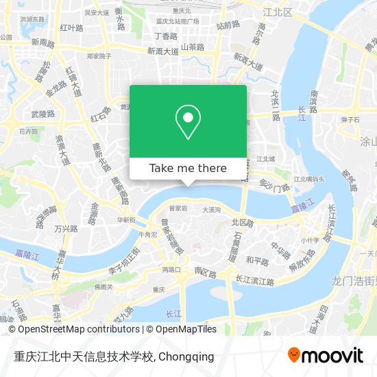 重庆江北中天信息技术学校 map