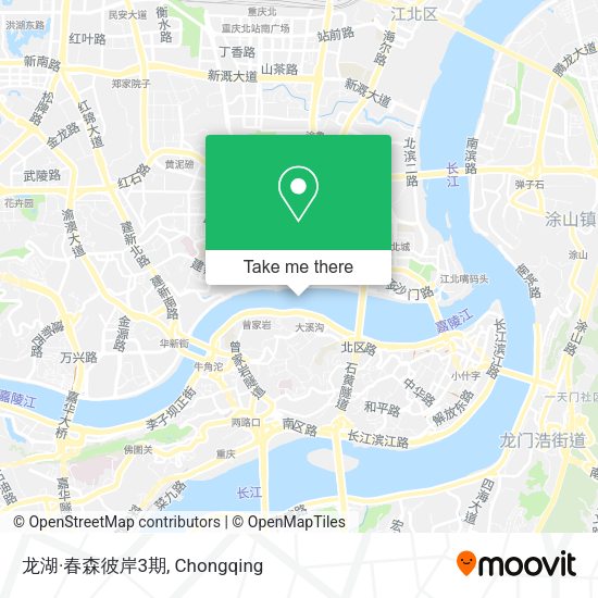 龙湖·春森彼岸3期 map