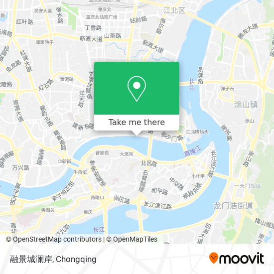 融景城澜岸 map