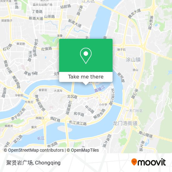 聚贤岩广场 map