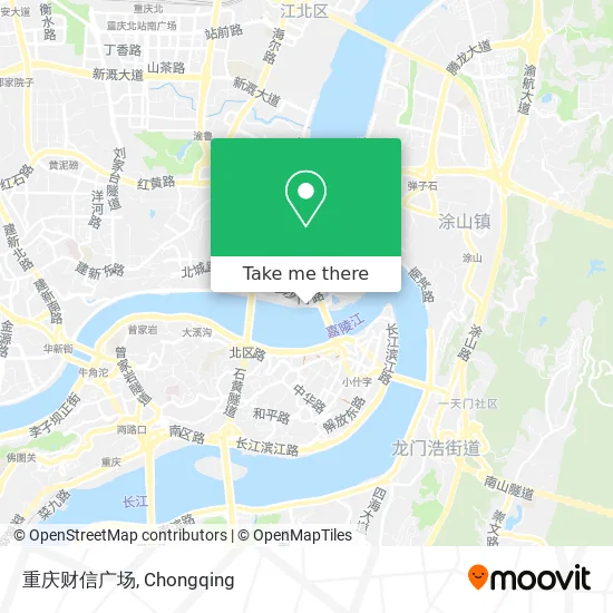 重庆财信广场 map