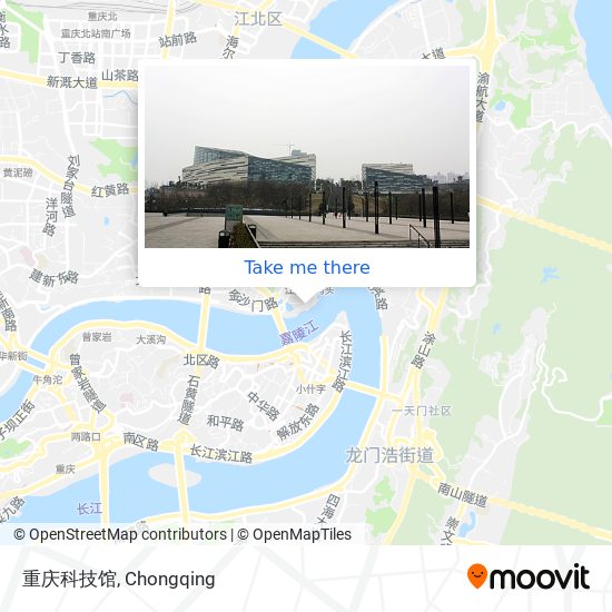 重庆科技馆 map