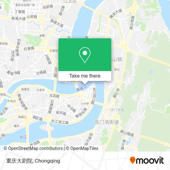重庆大剧院 map