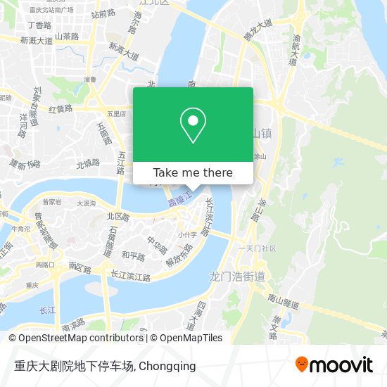 重庆大剧院地下停车场 map