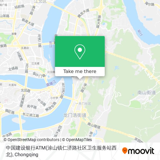 中国建设银行ATM(涂山镇仁济路社区卫生服务站西北) map