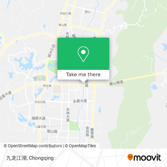 九龙江湖 map
