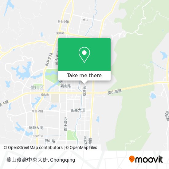 璧山俊豪中央大街 map