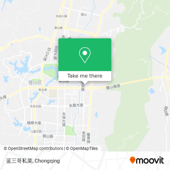 蓝三哥私菜 map