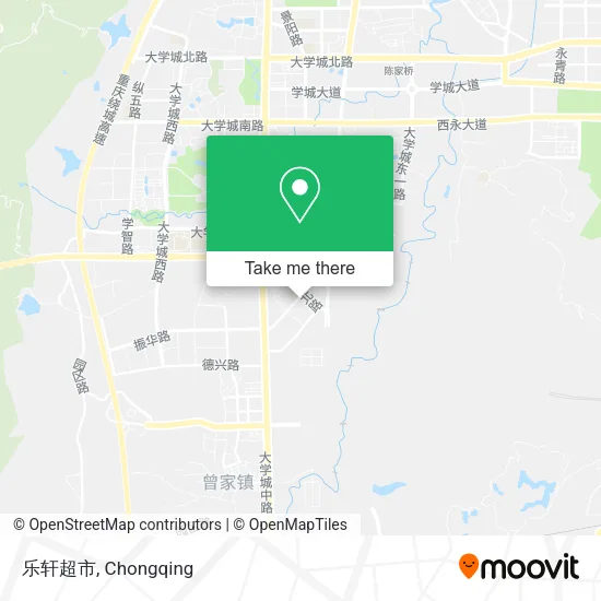 乐轩超市 map