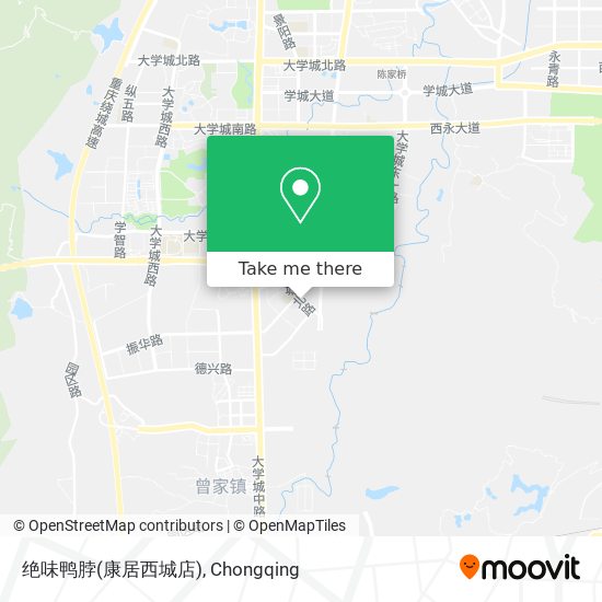 绝味鸭脖(康居西城店) map