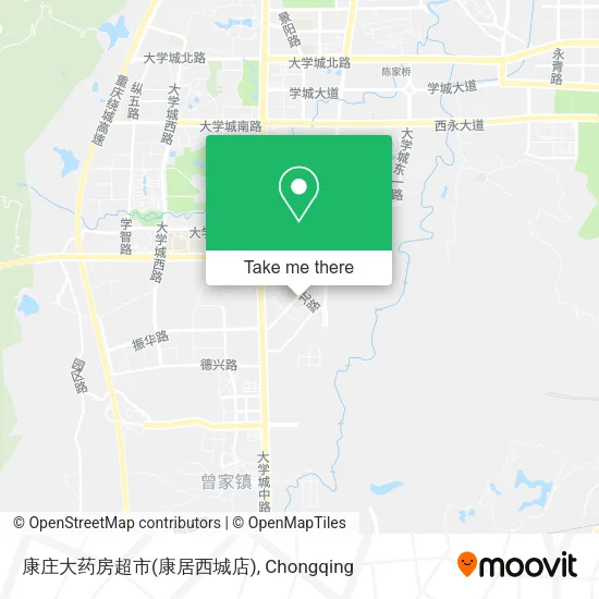 康庄大药房超市(康居西城店) map