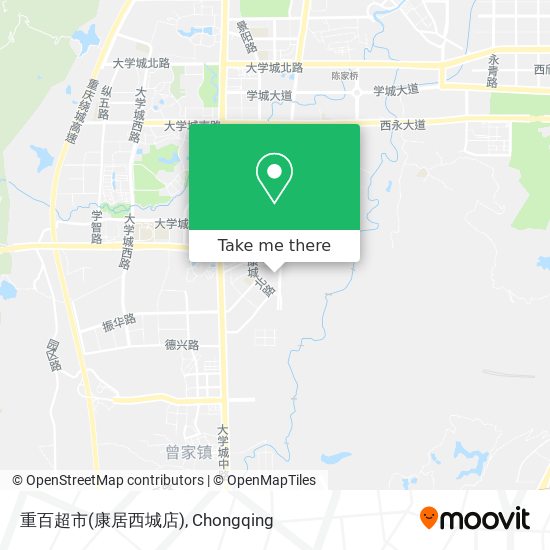 重百超市(康居西城店) map