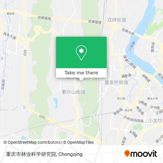 重庆市林业科学研究院 map